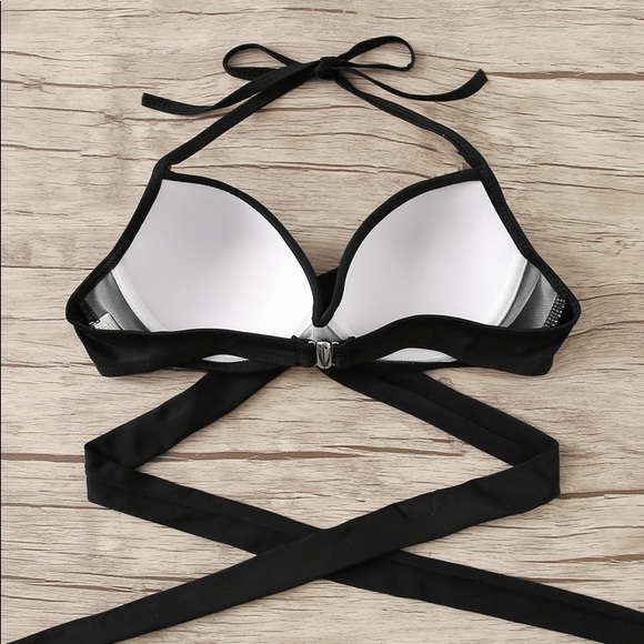 🍍 Bandage Style Wrap Swimsuit Top - Picture 3 of 7